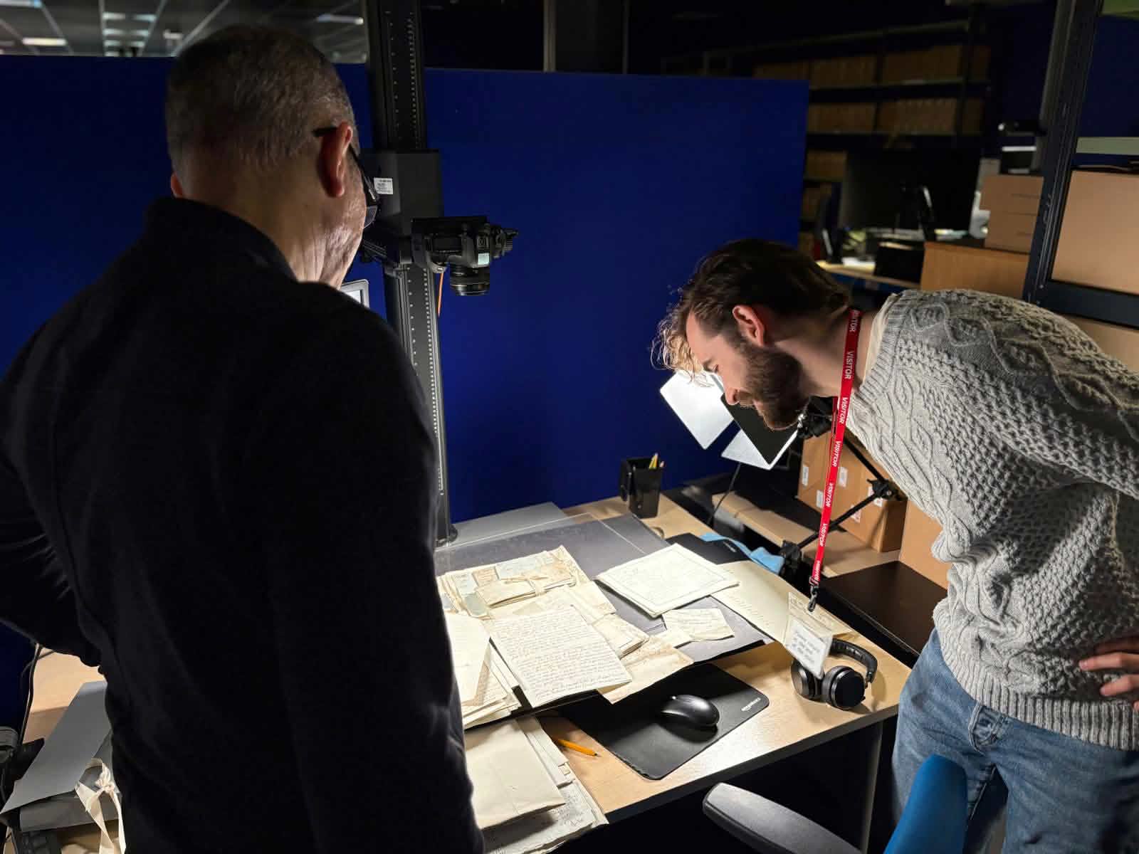 The Capstan team digitising original maritime manuscripts at The National Archives